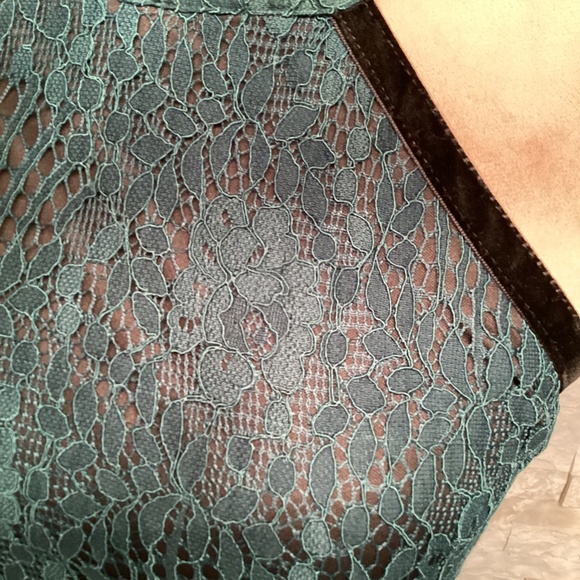 Lulus Wilshire Forest Green Lace Halter Midi Dress - Picture 9 of 11